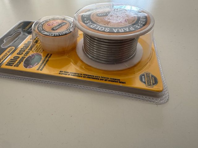 Hilo estaño soldar Bossram 2.0mm 60g