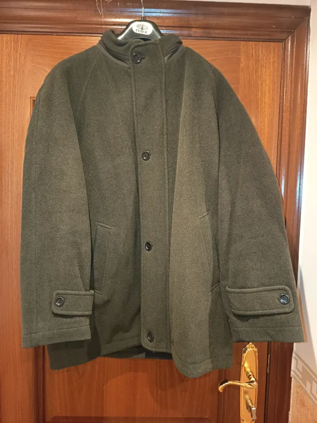 Chaquetón paño hombre Talla 54 verde