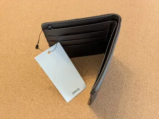 Cartera hombre efecto abatanado Mango marrón