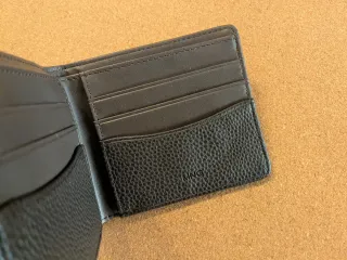 Cartera hombre efecto abatanado Mango marrón