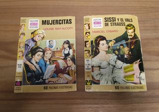 Lote 2 sovraccoperte antiche di libri classici