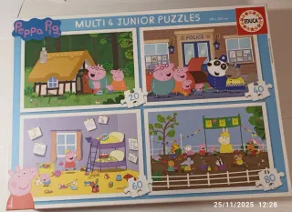 Puzzle Peppa Pig Multi 4 Junior Puzzles Educa