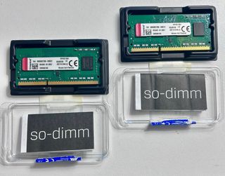 2x Kingston DDR3 4GB (8GB) PC3-12800 SODIMM 1.5V