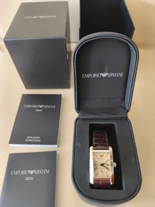 Reloj Emporio Armani Dorado y Marrón