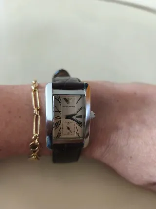 Reloj Emporio Armani Dorado y Marrón