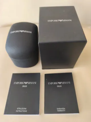 Reloj Emporio Armani Dorado y Marrón