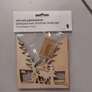 Decorazione natalizia in legno