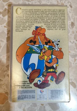 Película VHS Asterix y Cleopatra
