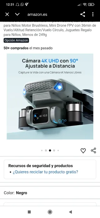 Dron Ameta 4K Nuevo a estrenar