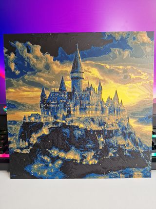 Cuadro Harry Potter Castillo en 3D