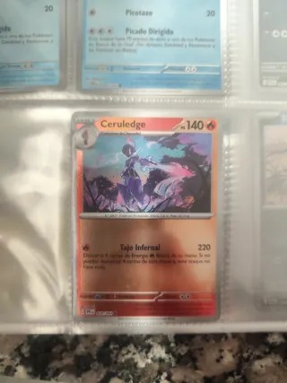 Colección Cartas Pokémon Fuegos Fantasmales