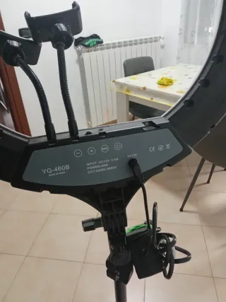 Ring light Andoer con supporti