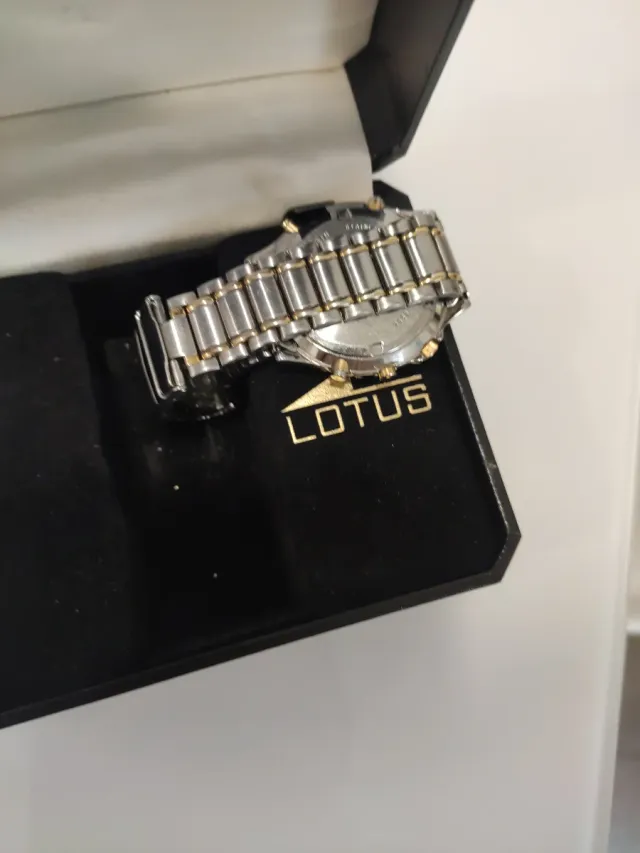 Orologio Lotus Cronografo Oro e Argento