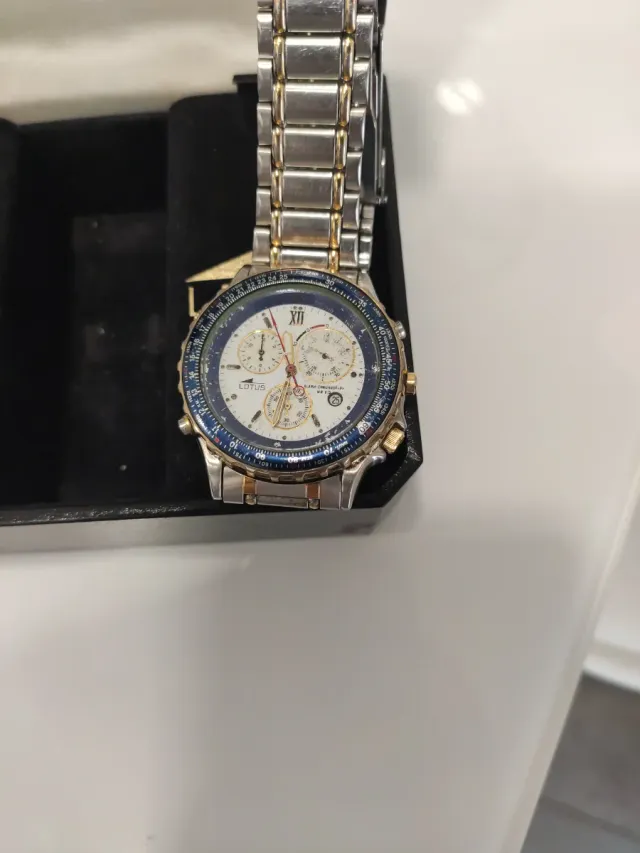 Orologio Lotus Cronografo Oro e Argento