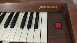 Órgano Farfisa Teclado