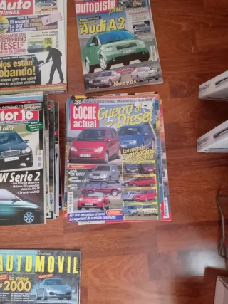 Lote 61 revistas antiguas de coches