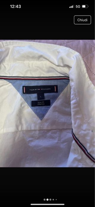 Camicia Tommy Hilfiger bianca
