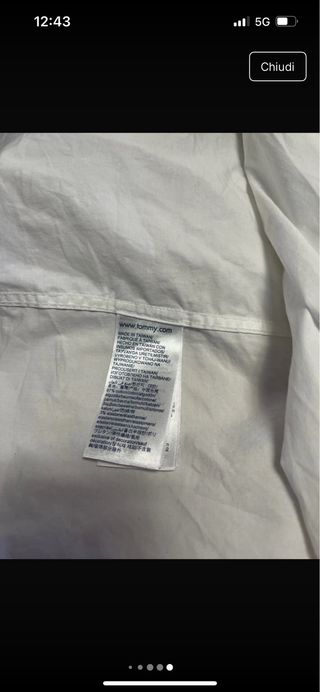 Camicia Tommy Hilfiger bianca