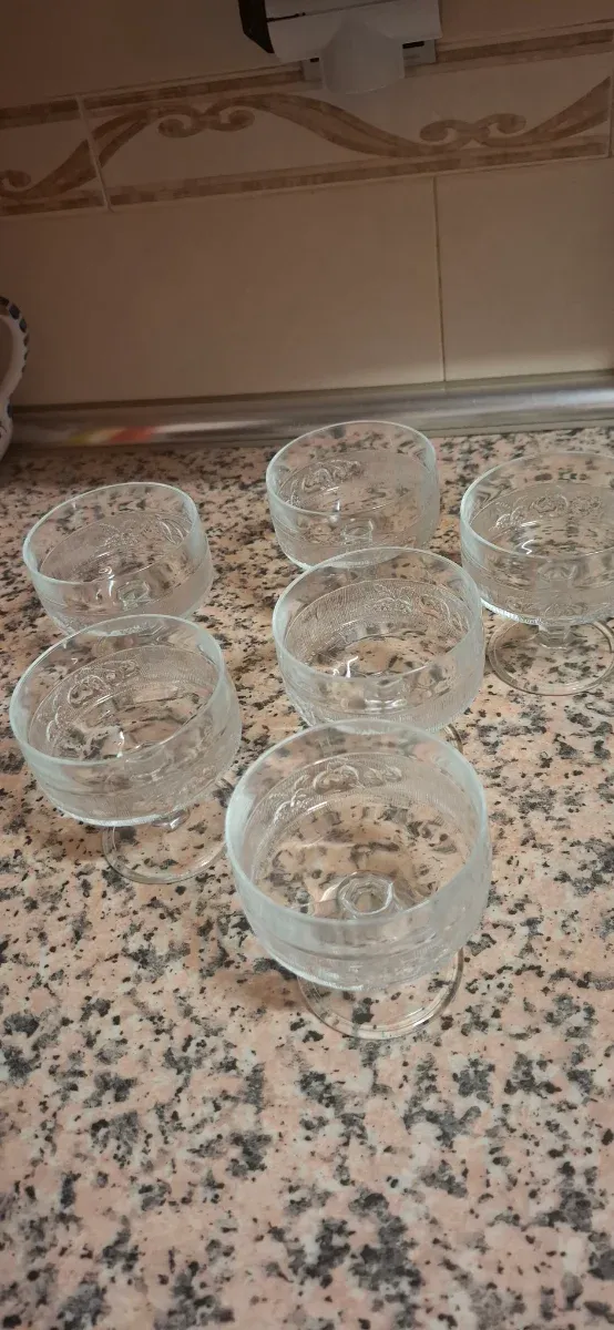 Copas de postre Vintage Set 6