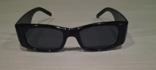 Occhiali da sole Palm Angels neri e argento