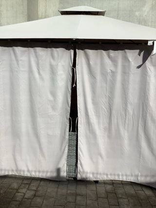 Pérgola 3x3 Beige y Marrón