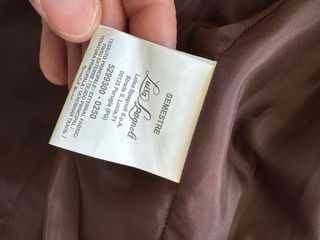 Giacca Luisa spagnoli Pelle Marrone taglia 44