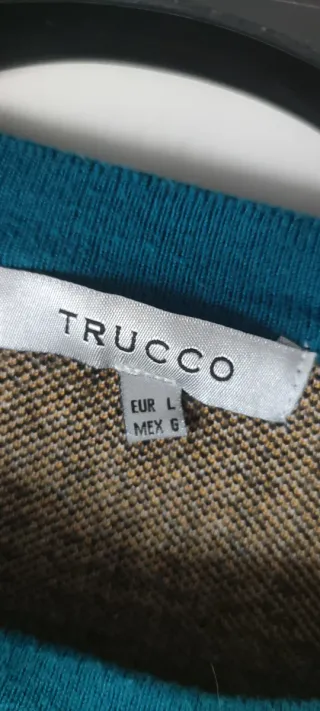 Jersey estampado mujer beige multicolor