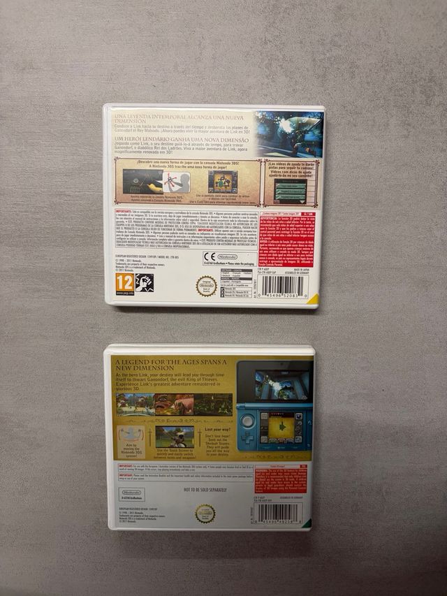 Zelda Ocarina of Time 3D Caja Conmemorativa