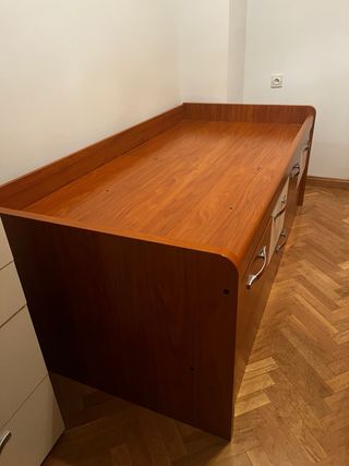 Cama nido 90cm calidad alta con cajones madera