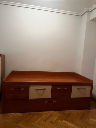 Cama nido 90cm calidad alta con cajones madera