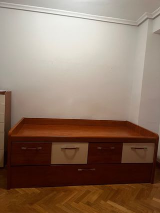 Cama nido 90cm calidad alta con cajones madera