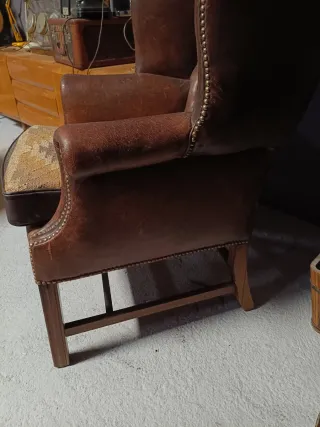 Butaca sillón cuero Chester