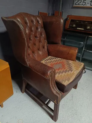 Butaca sillón cuero Chester