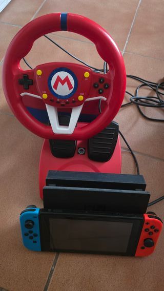 Volante Mario Kart + Nintendo Switch
