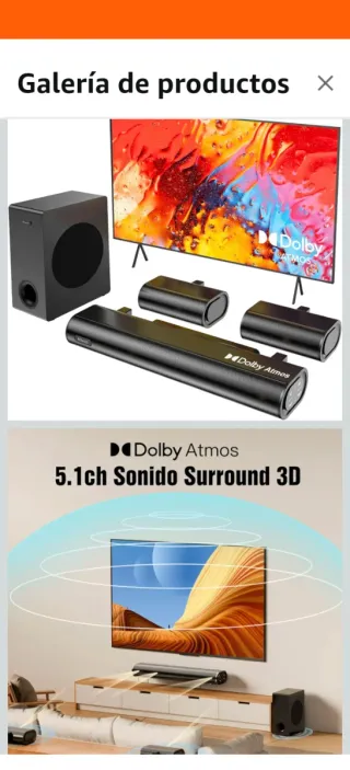 Barra Sonido Hiwill 5.1 Dolby Atmos