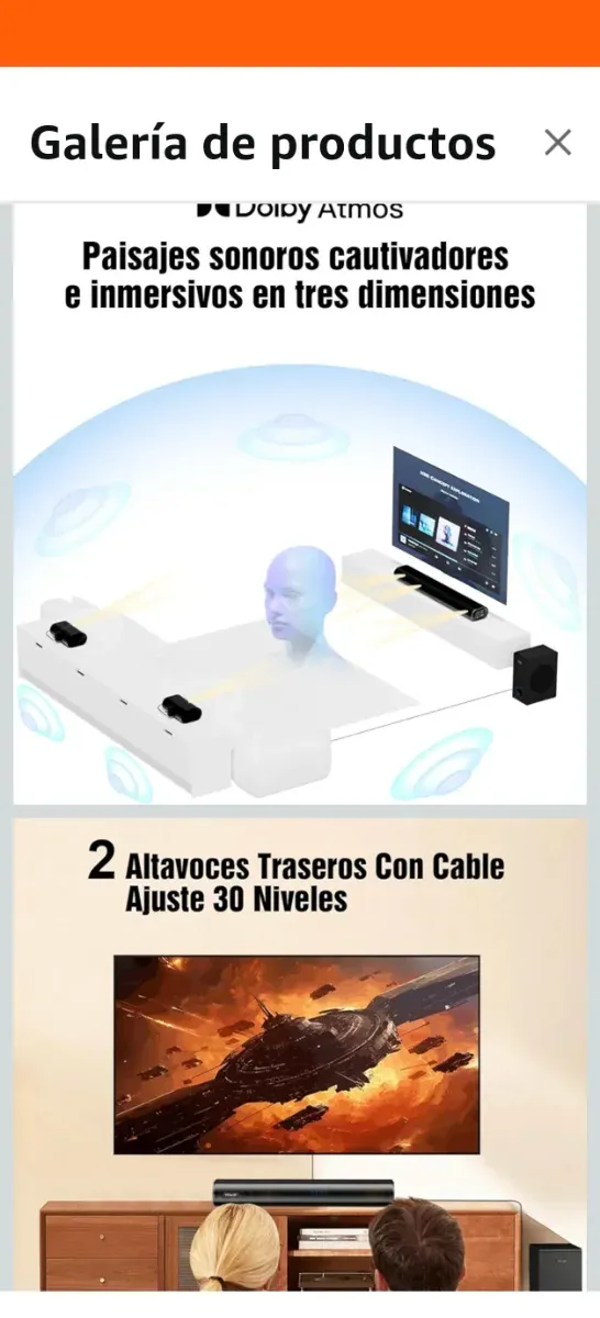 Barra Sonido Hiwill 5.1 Dolby Atmos