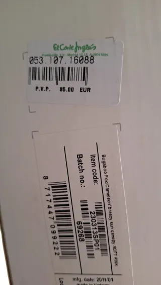 Capota Bugaboo Fox Rosa