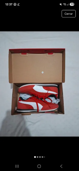 Zapatillas Puma Running Rojas y Blancas