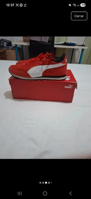 Zapatillas Puma Running Rojas y Blancas