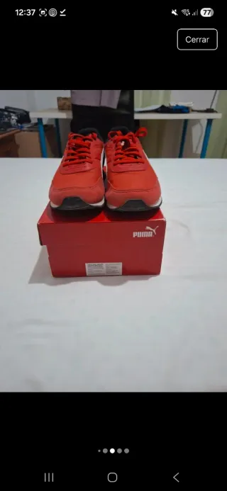 Zapatillas Puma Running Rojas y Blancas