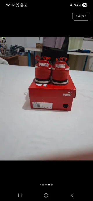 Zapatillas Puma Running Rojas y Blancas