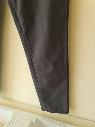 Calças Formais Cinza Slim Pull&Bear Tamanho 42