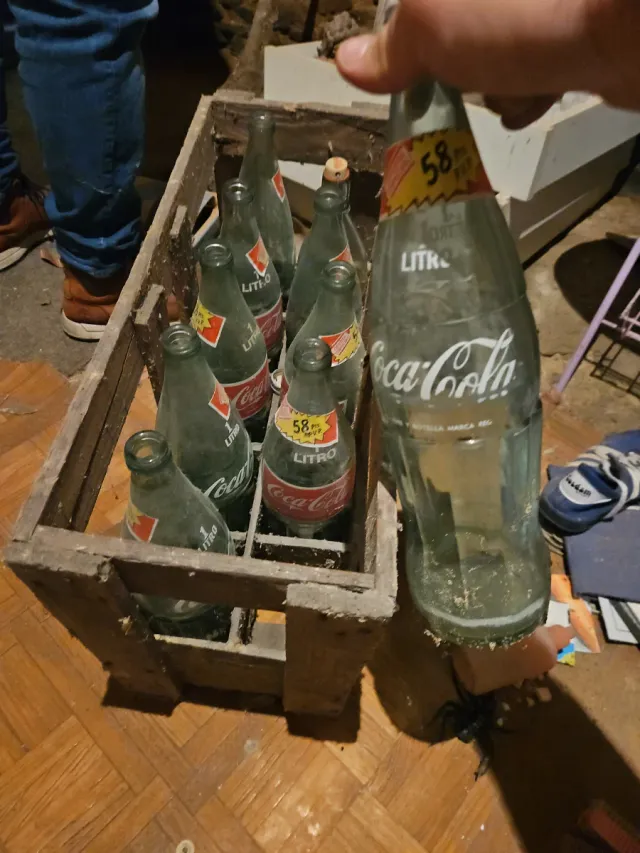Botellas Coca-Cola Antiguas (Caja)