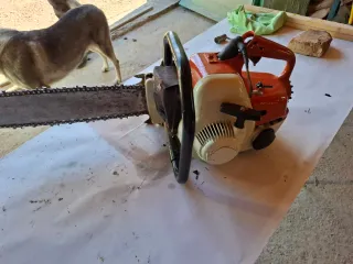 Moto sierro sthil de los primeros modelos 08S