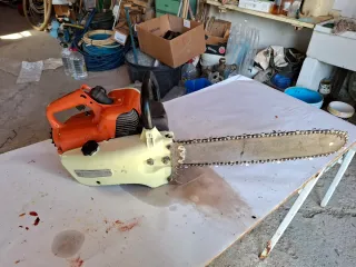 Moto sierro sthil de los primeros modelos 08S