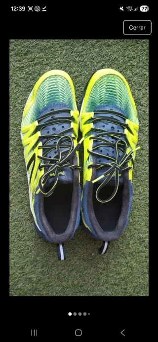 Zapatillas Running Verdes y Amarillas