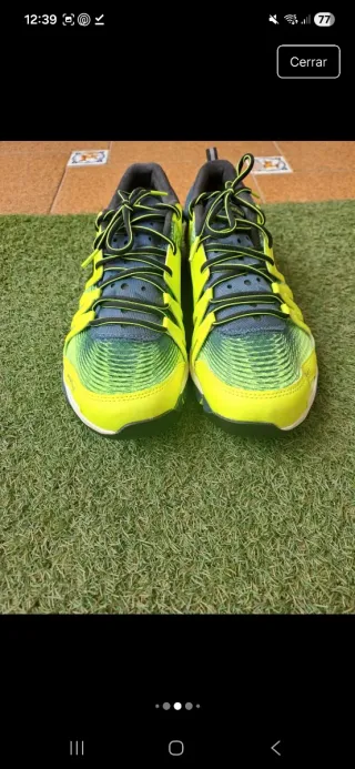 Zapatillas Running Verdes y Amarillas