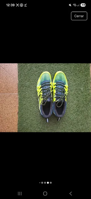 Zapatillas Running Verdes y Amarillas