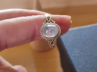 Anillo Plata 925 y Piedra Luna