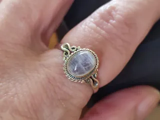 Anillo Plata 925 y Piedra Luna